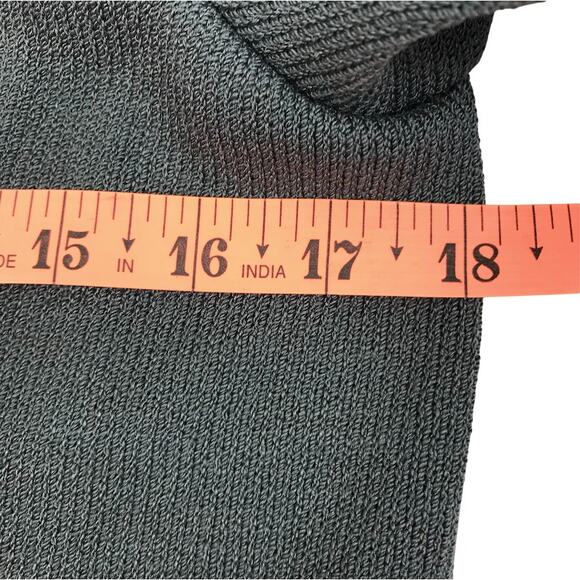 CZERNY Wool Blend Cardigan Women M Gray Elegant Feminine Classic Retro Made USA - Picture 8 of 10